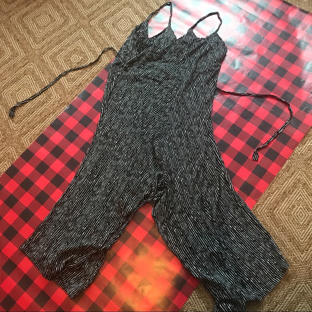 Pinstripe Spaghetti Strap Jumper - Picture 2 of 4